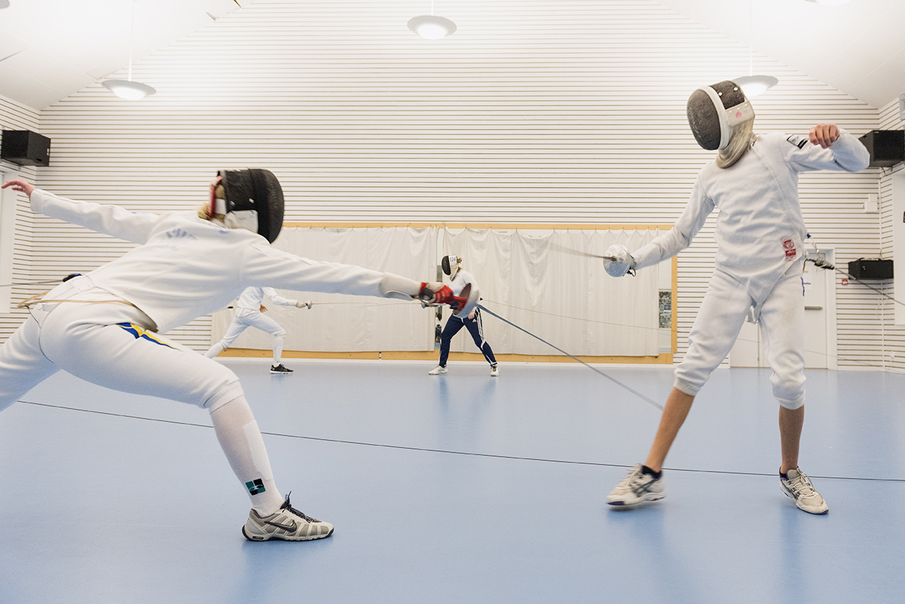 Fäktning Visby. Foto: Anna Sundström