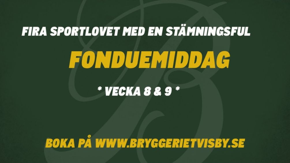 Bild till evenamnget Stämningsfull fonduekväll på Bryggeriet Mat & Malt