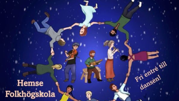 Bild till evenamnget Folkmusik och dans på Folkhögskolan i Hemse