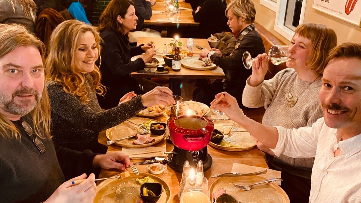 Klassisk ostfondue på Bryggeriet Mat & Malt