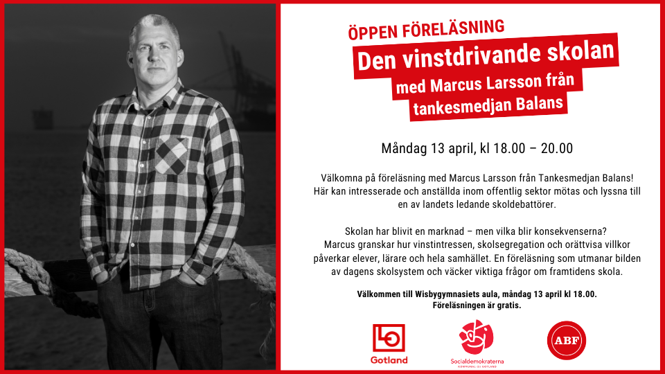 Föreläsning: Den vinstdrivande skolan