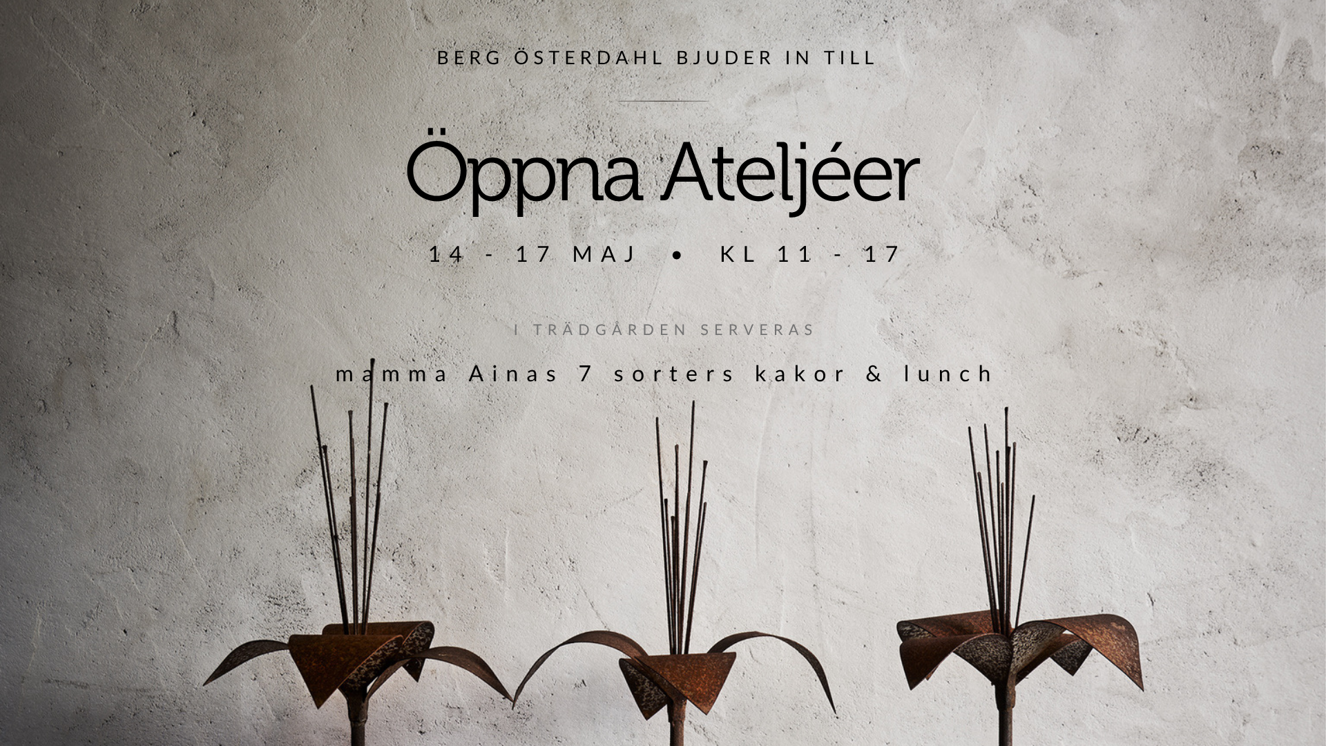 Öppna Ateljéer hos Elena BERG ÖSTERDAHL