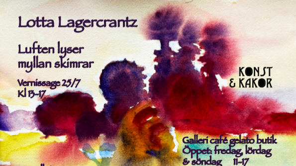 Vernissage: Lotta Lagercrantz- Luften lyser, myllan skimrar