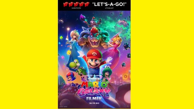 ÖSTERGARNS  BIO:   SUPER MARIO GALAXY FILMEN