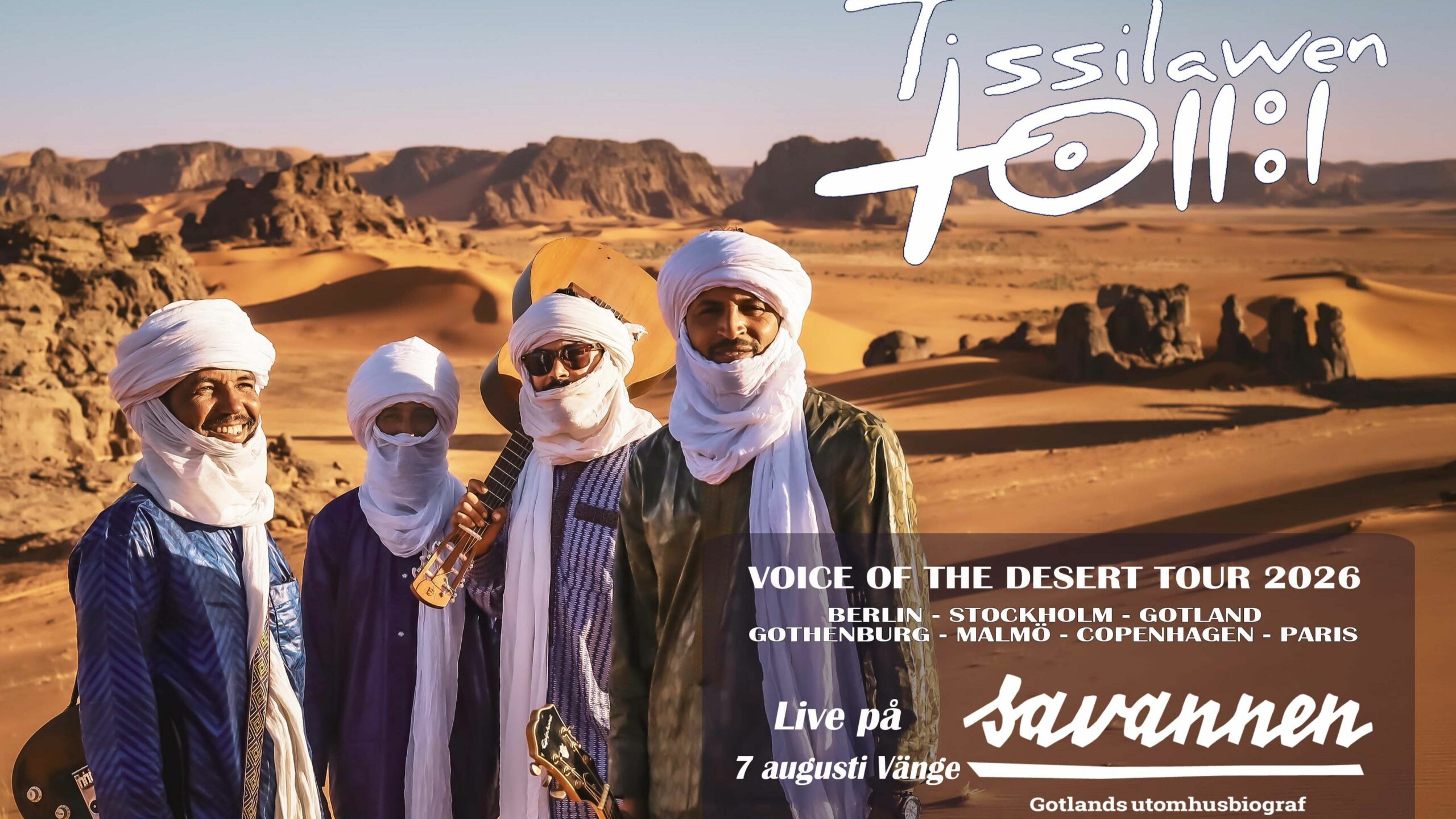 Tissilawen - desert blues från Sahara