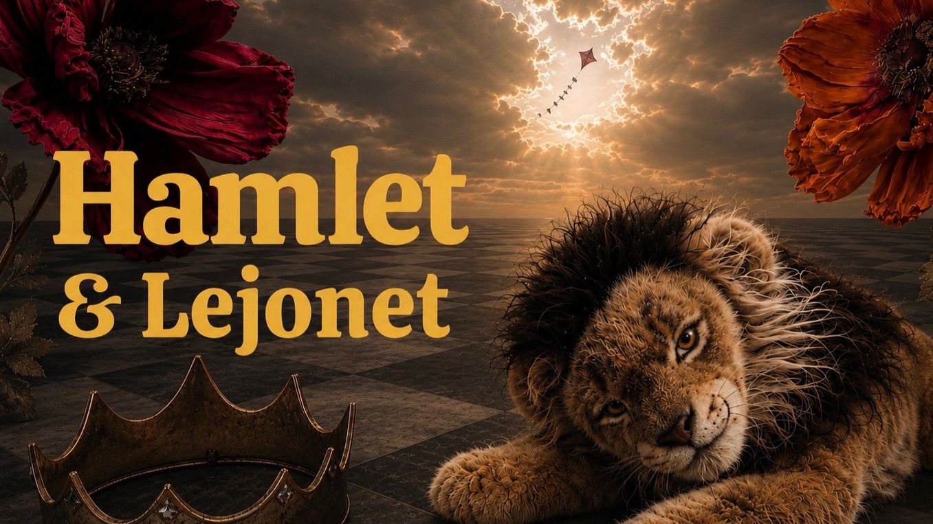 Teatervagnen ger Hamlet & Lejonet - en rolig pjäs om sorg