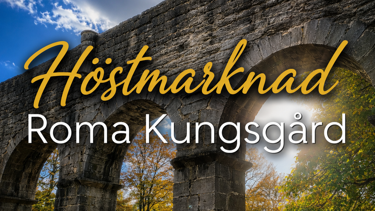 Höstmarknad på Roma Kungsgård