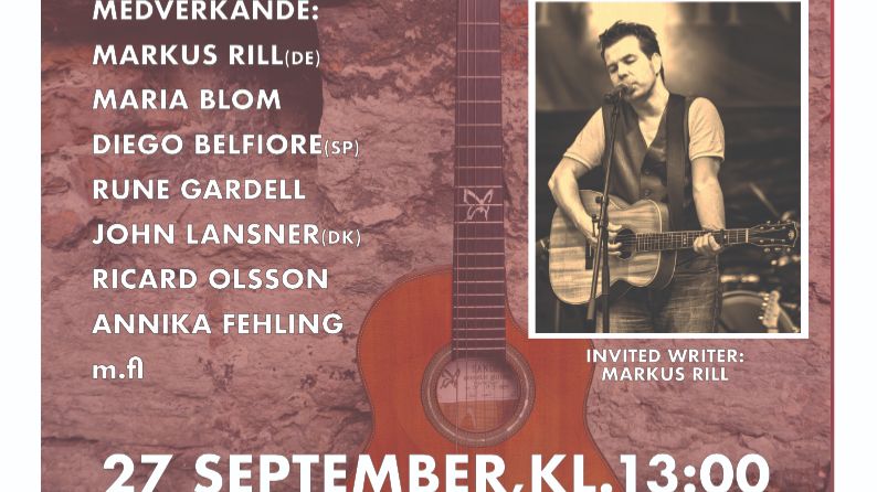 Lunchkonsert med songwriting weekend