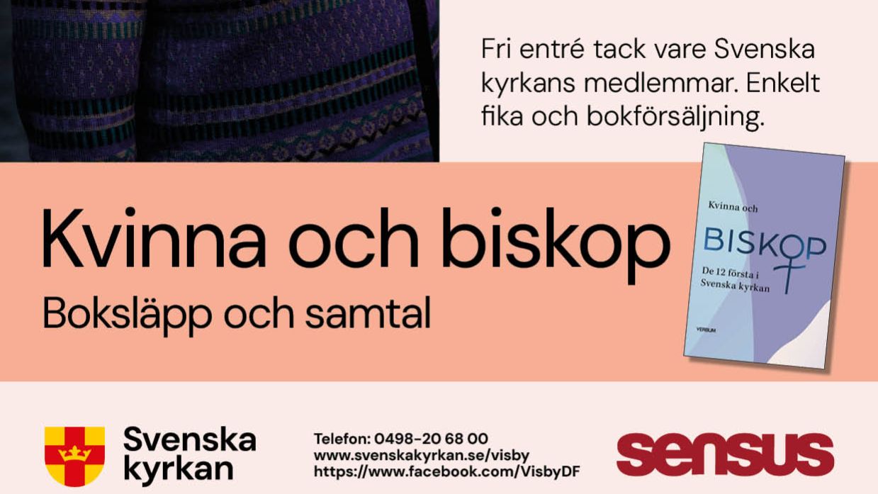 Kvinna och biskop - boksläpp och samtal