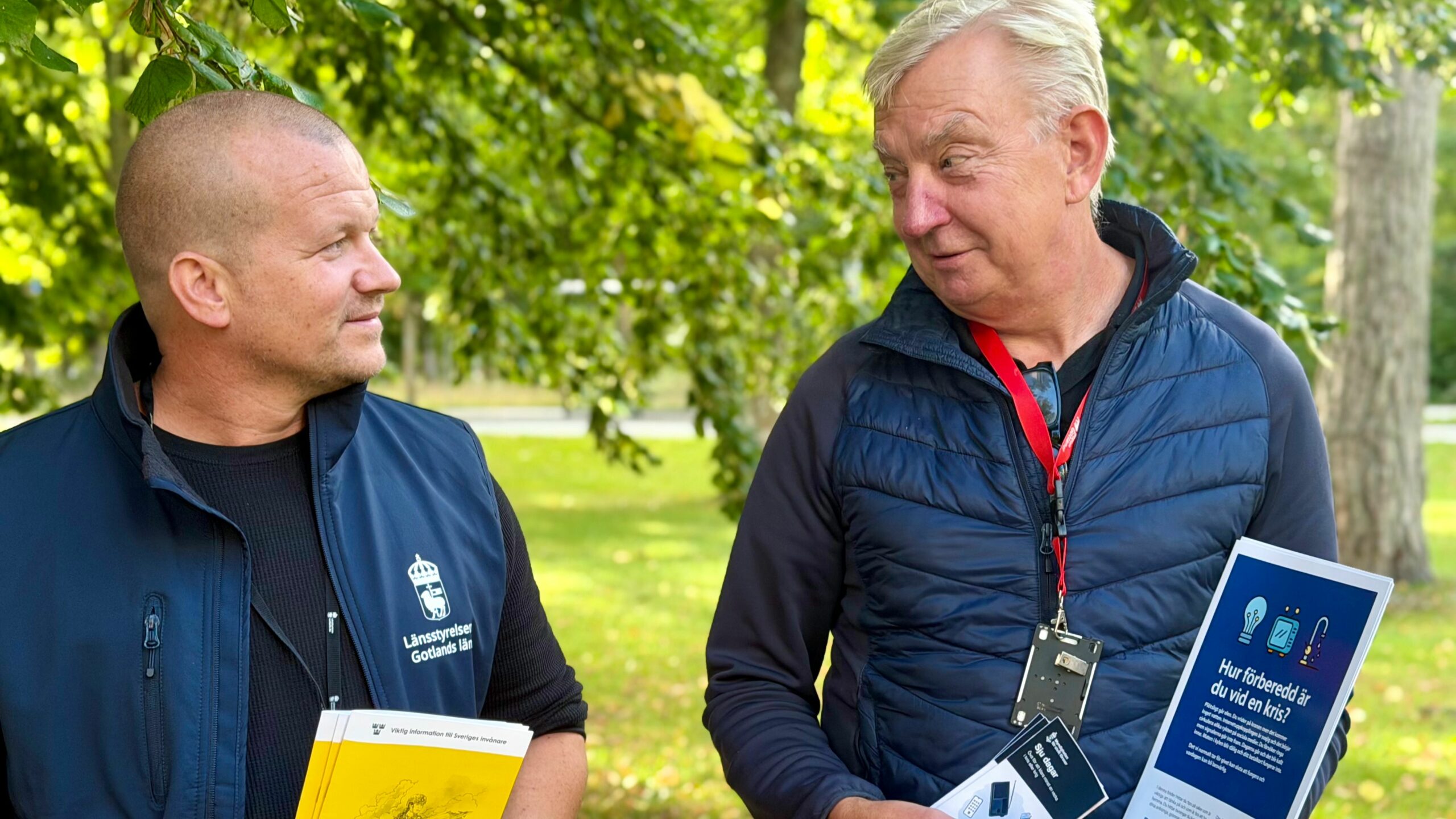 Magnus Eriksson, länsstyrelsen och Per Wikberg, Region Gotland är två av dem som kommer att vara på plats.